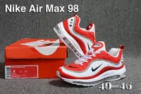 nike air max 98 acheter running chaussures sneakers off white red